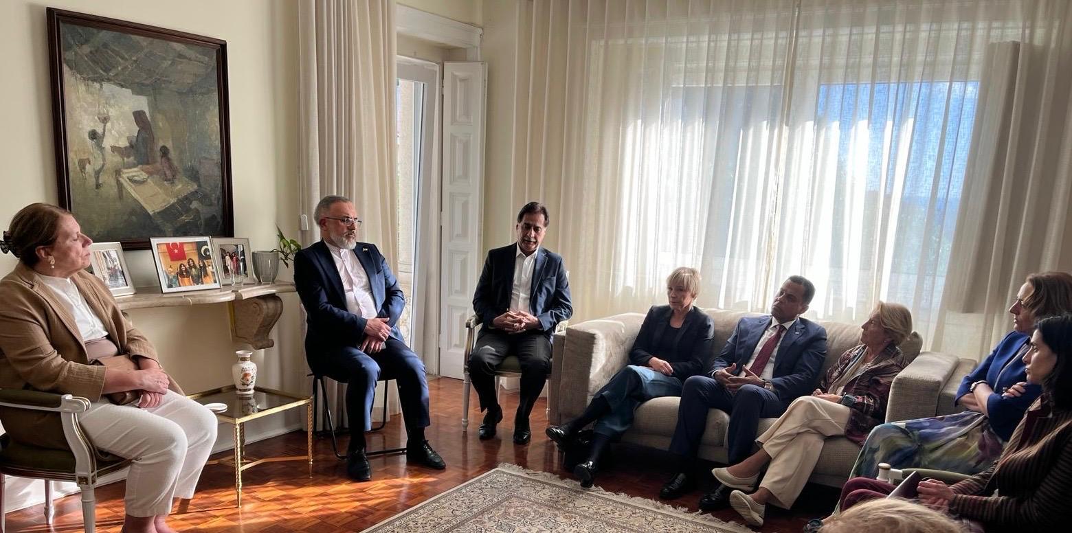 Diplomatic reception in Lisbon