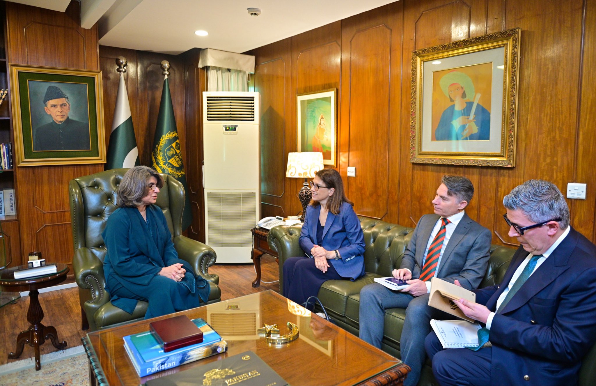Delegations during the consultations